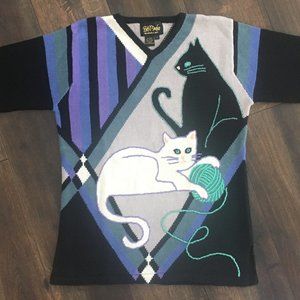 Bob Mackie Cat Sweater